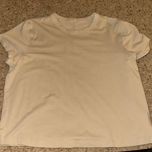 lululemon classic fit cropped tee